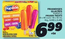 IGA POPSICLE FROZEN TREATS offer