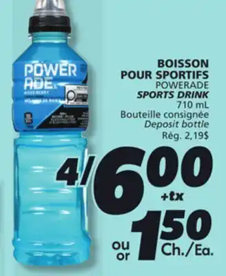 IGA POWERADE SPORTS DRINK offer