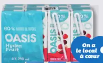 IGA OASIS FRUIT JUICE offer