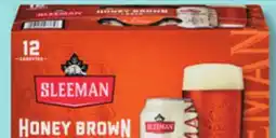 IGA SLEEMAN HONEY BROWN LAGER BEER offer