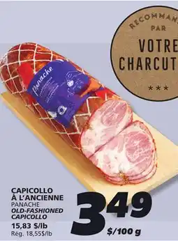 IGA PANACHE OLD-FASHIONED CAPICOLLO offer
