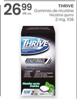 Proxim THRIVE Nicotine gums offer
