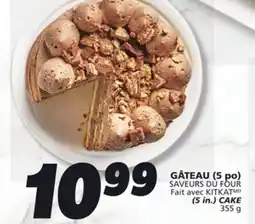 IGA SAVEURS DU FOUR Fait avec KITKAT (5 in.) CAKE offer