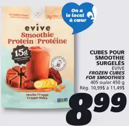 IGA EVIVE FROZEN CUBES FOR SMOOTHIES offer