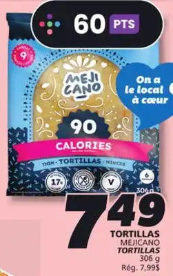 IGA MEJICANO TORTILLAS offer