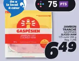 IGA GASPÉSIEN SLICED HAM offer