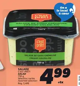 IGA C'EST PRÊT! SALAD offer