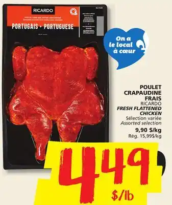 IGA RICARDO FRESH FLATTENED CHICKEN offer