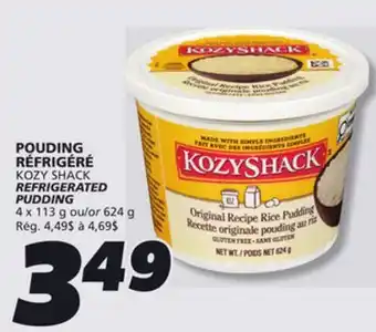 IGA KOZY SHACK REFRIGERATED PUDDING offer