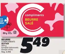 IGA COMPLIMENTS BUTTER offer