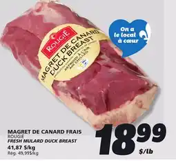 IGA ROUGIÉ FRESH MULARD DUCK BREAST offer