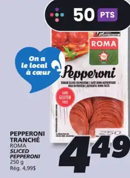 IGA ROMA SLICED PEPPERONI offer