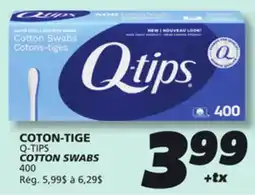IGA Q-TIPS COTTON SWABS offer
