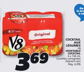 IGA V8 VEGETABLE COCKTAIL offer