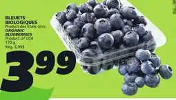 IGA ORGANIC BLUEBERRIES offer