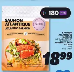 IGA SUSHI À LA MAISON FROZEN ATLANTIC SALMON offer