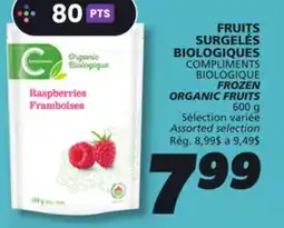 IGA COMPLIMENTS BIOLOGIQUE FROZEN ORGANIC FRUITS offer