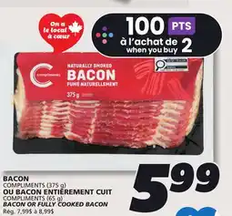 IGA COMPLIMENTS BACON offer