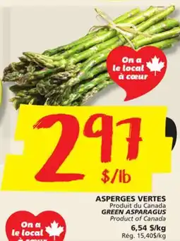 IGA GREEN ASPARAGUS offer