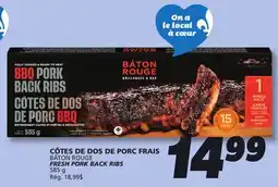 IGA BÂTON ROUGE FRESH PORK BACK RIBS offer