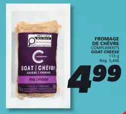 IGA COMPLIMENTS GOAT CHEESE offer
