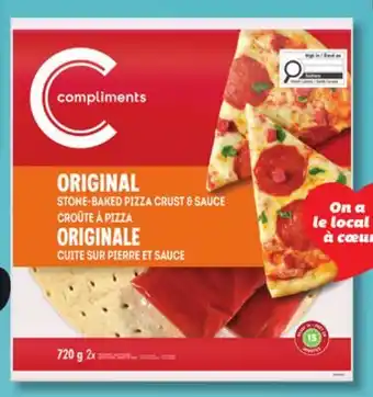 IGA COMPLIMENTS PIZZA KIT offer