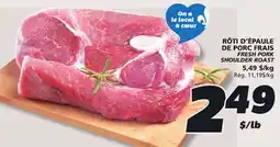 IGA FRESH PORK SHOULDER ROAST offer