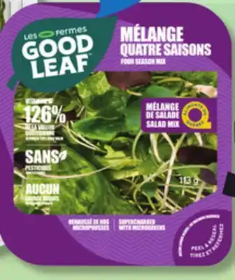 IGA GOOD LEAF LETTUCE OR LETTUCE MIX offer