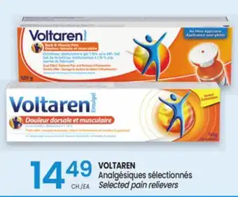 Uniprix VOLTAREN Analgésiques sélectionnés/Selected pain relievers offer