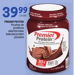 Uniprix PREMIER PROTEIN Poudres de protéines sélectionnées / Selected protein powders offer