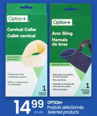 Uniprix OPTION+ Produits sélectionnés /Selected products offer