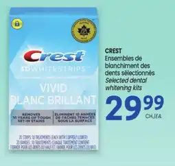 Uniprix CREST Ensembles de blanchiment des dents sélectionnés/ Selected dental whitening kits offer