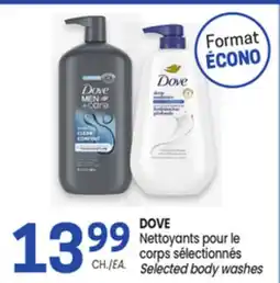 Uniprix DOVE Nettoyants pour le corps sélectionnés / Selected body washes offer