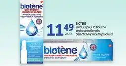 Uniprix BIOTÈNE Produits pour la bouche sèche sélectionnés / Selected dry mouth products offer