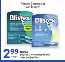 Uniprix BLISTEX Baumes à lèvres sélectionnés / Selected lip balms offer