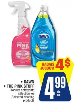 Jean Coutu DAWN, THE PINK STUFF Selected cleaning products offer
