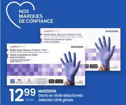 Uniprix McKESSON Gants en nitrile sélectionnés/ Selected nitrile gloves offer