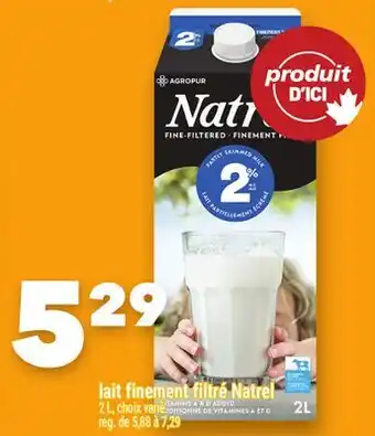 Marche Ami lait finement filtré Natrel offer