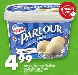 Marche Ami desserts, barres ou friandises glacées Parlour Nestlé offer