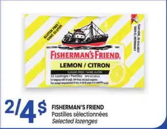 Uniprix FISHERMAN'S FRIEND Pastilles sélectionnées / Selected lozenges offer