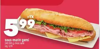 Marche Ami sous-marin garni offer