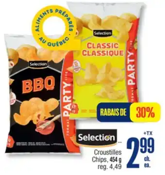 Jean Coutu SELECTION Chips offer