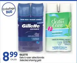 Uniprix GILLETTE Gels à raser sélectionnés / Selected shaving gels offer