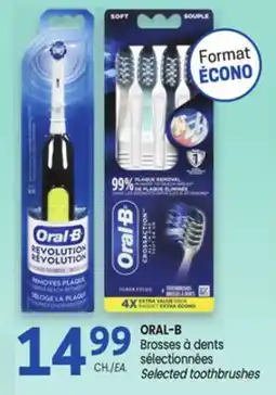 Uniprix ORAL-B Brosses à dents sélectionnées / Selected toothbrushes offer