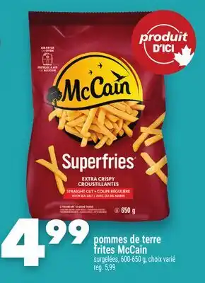 Marche Ami pommes de terre frites McCain offer