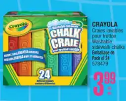 Jean Coutu CRAYOLA Washable Sidewalk Chalk offer