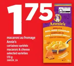 Maxi MACARONI AU FROMAGE ANNIE'S | MACARONI & CHEESE offer