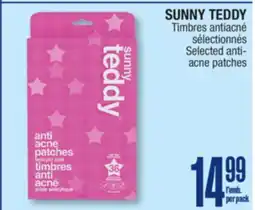 Jean Coutu SUNNY TEDDY Selected anti- acne patches offer