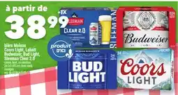 Marche Ami bière Molson CoorsLight, Labatt Budweiser, BudLight, SleemanClear 2.0 offer