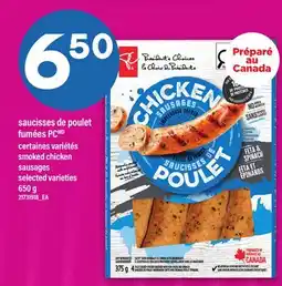Maxi SAUCISSES DE POULET FUMÉES PC | SMOKED CHICKEN SAUSAGES offer